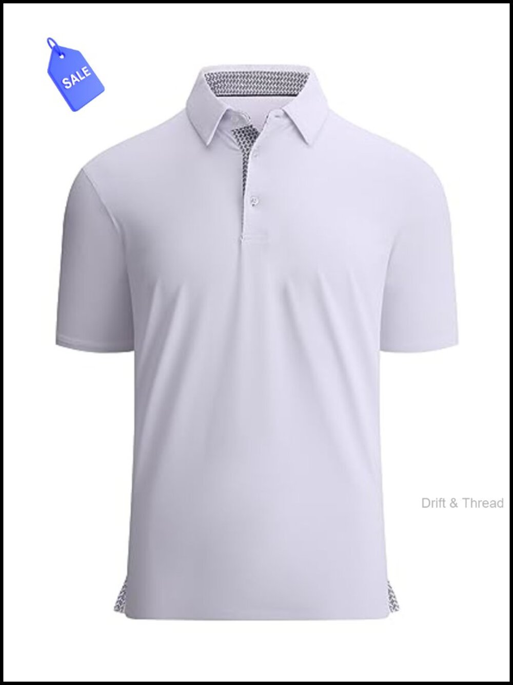 Mens Golf Polo Shirt Quick Dry Short Sleeve Solid Athletic